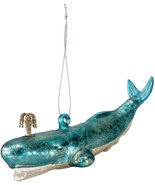 Glass Blue Whales Christmas Ornaments, Primitives by Kathy - $376.30 MXN