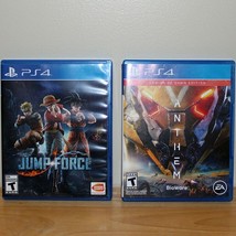 PlayStation PS4 Jump Force + Anthem Set Bundle Lot - Free Ship* - $18.00
