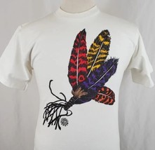 Vintage Primal Mode T-Shirt Adult Medium Hopi Native American Feather De... - $24.99
