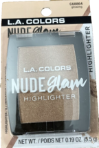 LA Colors Nude Glam Highlighter  C68864 &quot;Glowing&quot; RARE LIMITED QUANTITY-... - $631.10 MXN