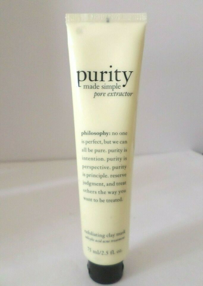 Primary image for 2.5 Oz  Philosophy Purity Made Simple Pore Extractor Exfoliating Clay Mask