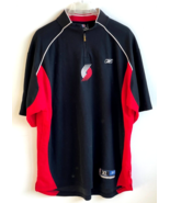 Vintage Reebok Portland Trail Blazers NBA Team Shooting Warm Up Shirt Me... - £39.65 GBP
