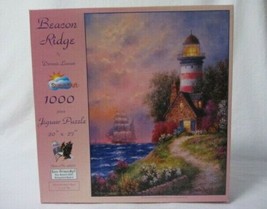 SUNSOUT BEACON RIDGE LIGHTHOUSE 1000 PIECE JIGSAW PUZZLE MIB  COMPLETE - £8.30 GBP