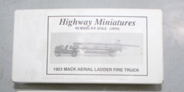 Jordan Highway Miniatures HO 1923 Mack Aerial Ladder 360-220 JB - $22.00