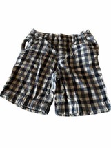 Abercrombie New York VTG Shorts Sz 14 Plaid Check Boys Shorts Cotton Drawstring - £7.77 GBP