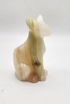 Afghan Jade Sphinx Cat, Hand Carved Gemstone Cat, Sphinx   - £34.88 GBP