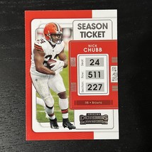 2021 Panini Contenders Football Nick Chubb Base #24 Cleveland Browns - £1.58 GBP