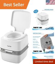 Floor Mounted Thetford Portable Toilet - Essential for RVs, Vans &amp; Boats... - $274.65