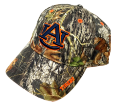 MOSSY OAK AUBURN UNIVERSITY TIGERS LOGO CAMO HAT CAP ADJUSTABLE CURVED B... - $12.30