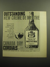1957 Canada Dry Creme de Menthe Advertisement - £14.57 GBP