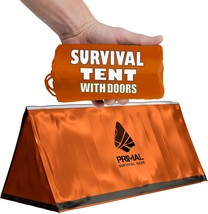 Survival Gear Shelter For Bug Out Bag - Storm Shelter Survival Tent With Doors - - £29.90 GBP