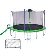 16FT Trampoline with Slide &amp; Enclosure - $733.07 CAD
