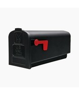 Gibraltar Mailboxes Parsons Classic Plastic Post Mount Black Mailbox Rus... - £53.06 GBP