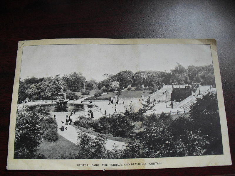 Early 1900s Singer Sewing Co Print w/ NYC Central Park - $17.82