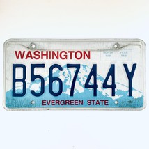  United States Washington Evergreen State Passenger License Plate B56744Y - $14.85 CAD