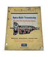 United Motor Service Hydra-Matic Trans Parts Book ~ 1958 ~ Catalog # 37-... - $361.78 MXN