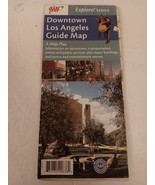 AAA Folded Map Explore! Series Downtown Los Angeles Guide Map 2004 Edition  - £11.98 GBP