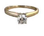 Diamond Women&#39;s Cluster ring 14kt Yellow Gold 411954 - £159.07 GBP