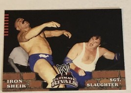 Sgt Slaughter Vs Iron Sheik Trading Card WWE Ultimate Rivals 2008 #74 - £1.55 GBP