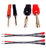 CESS-049 Banana Plug to Pin Type Plug Adapter, Screw Type Banana Cables,... - £14.32 GBP