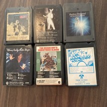 Lot of Mixed 8 Track Including Streisand,Elvis,Steve Martin,Beach Boys 6 Tapes - £6.64 GBP