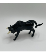 New Collection! Murano Glass Handcrafted Unique Custom Designed Bull Figurine - $46.66