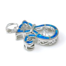 925 Sterling Silver, FIRE OPALS Necklace, Opal Gemstone, Fire Opal Pendant, Gems - £17.36 GBP