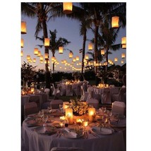 Paper Lanterns Decorative White Downlight Desktop Lanterns - $2.81