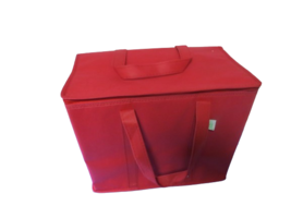 VENO Red Insulated Reusable Grocery Food Delivery Carry Bag Hot Cold Durable New - £15.81 GBP