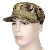 Italian Army BDU Field Cap Vegetato Camo RipStop One Size Fits All Free ... - $14.17