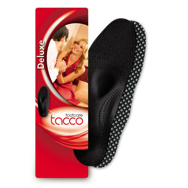TACCO Deluxe Orthotic Insoles For Women size 5 - 10 Balck Color