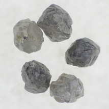 0.76 Ctw  White Grey Natural Rough Loose Diamond Raw Diamond Uncut Real Lot - £12.90 GBP