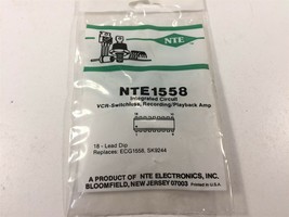 (3) NTE NTE1558 Integrated Circuit Switchless Rec/PlayBack Amp for VCR -... - $18.99