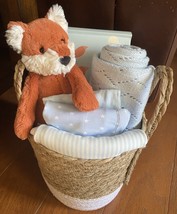 Bashful Fox Baby Gift Basket - £53.89 GBP