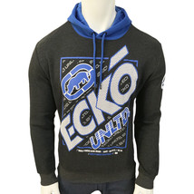 Nwt Ecko Unltd. Msrp $59.99 Men&#39;s Gray Blue Pullover Hoodie Sweatshirt Size S M - £21.22 GBP