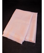 FABRIC REMNANT SHEER PINK Nylon 64&quot; x 44&quot; See Through Cloth Piece - $12.21 CAD