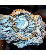 UBU Brand Bracelet genuine Crystal and Gold Plated Metal - £29.40 GBP