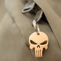 Set of 10 | Punisher Skull Zipper Pull, Necklace, Earring, Charm, Keycha... - £6.29 GBP