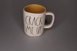 NEW Rae Dunn CRACK ME UP Mug With Yellow Interior  By Magenta - £11.64 GBP