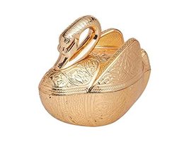 LaModaHome Gold Small Swan Sugar Bowl for Home, Kitchen and Wedding Party, Delig - £21.36 GBP