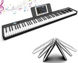 For Beginners, The Fverey Folding Piano Keyboard 88 Key Full Size, Is Po... - $229.97