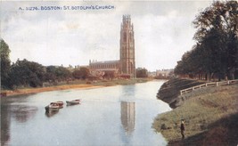 Boston Lincolnshire UK ~ S.BOTOLPH&#39;S ~ Cellesque Serie Cartolina - £5.88 GBP