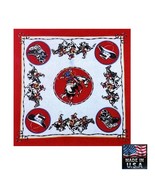 *USA Made RODEO COWBOY WESTERN Hat RED Bandana Face Mask Neck Head Wrap ... - €8,48 EUR