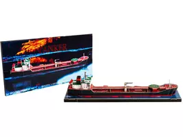 3D Oil Tanker Ship Model Kit – Cardboard Vessel DIY Paper Craft Boat - $28.99