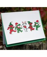 Grateful Dead Christmas Dancing Bear  Greeting Card    - £4.69 GBP