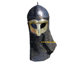 Medieval Viking Helmet Bermudan With Riveted AV Entail  Knight Armour He... - £222.87 GBP