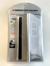NEW Monster Power Home Charging Station with 4 USB Ports &amp; 2 Outlets &amp; 6ft Cord - £23.75 GBP