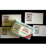 30 Vintage 1983 CURRENT Cross Stitch French Farmyard Double Recipe Cards... - €25,18 EUR