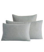 Pottery Barn Linen Blend Pillow Sham Standard Size Mélange Blue Willow NEW - $26.99