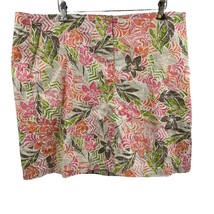 J Jill Live In Chino Floral Skirt Size 16 - £12.95 GBP